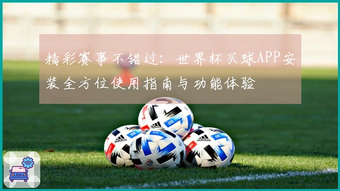 精彩赛事不错过：世界杯买球APP安装全方位使用指南与功能体验